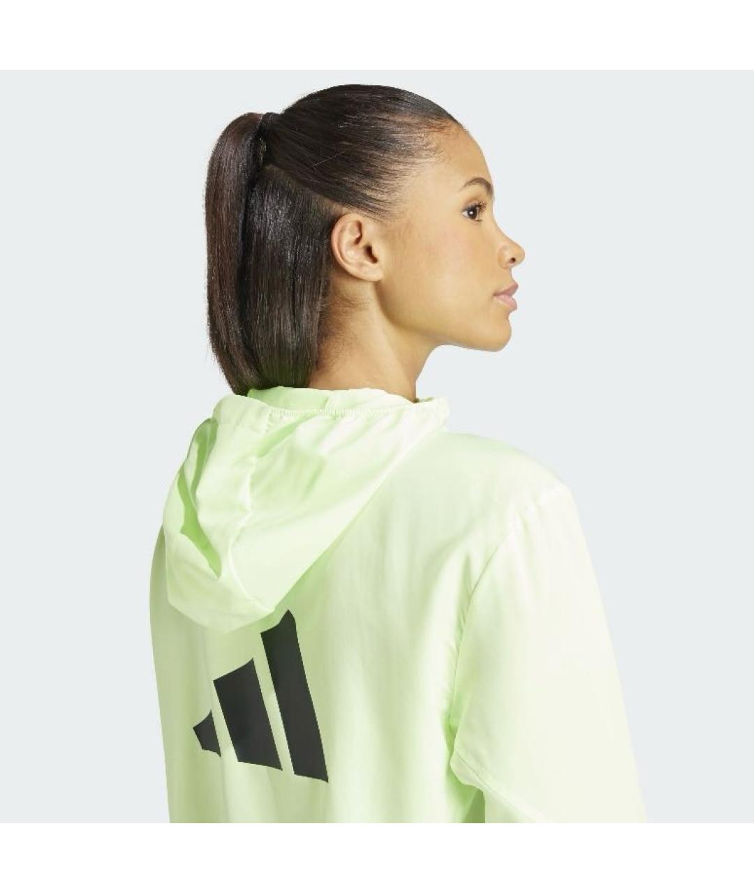ADIDAS Салатовая полиэстеровая куртка, фото 6