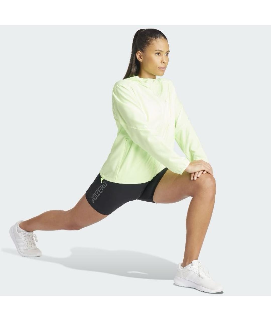 ADIDAS Салатовая полиэстеровая куртка, фото 4