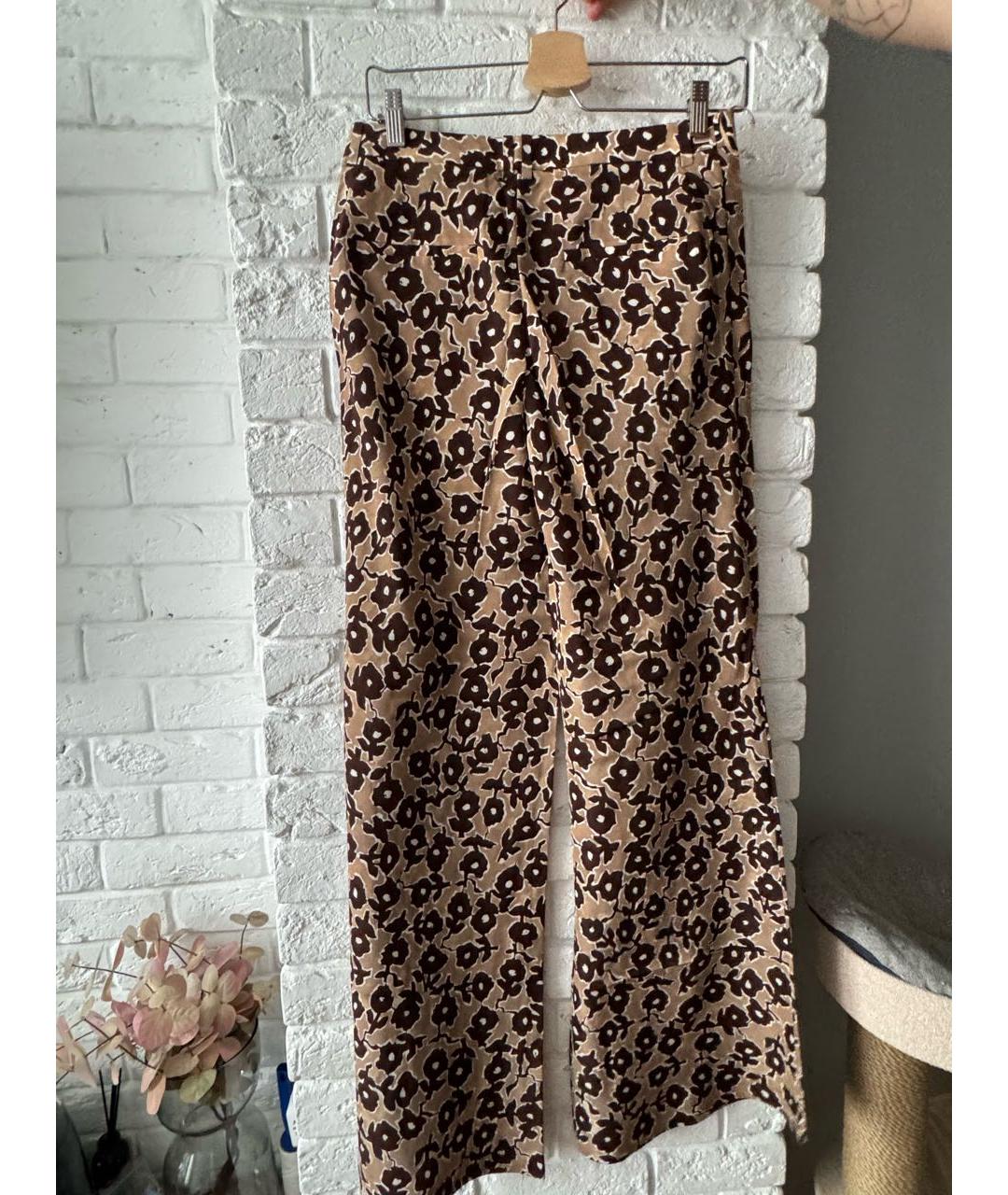 12 STOREEZ Бежевые шелковые брюки широкие, фото 2