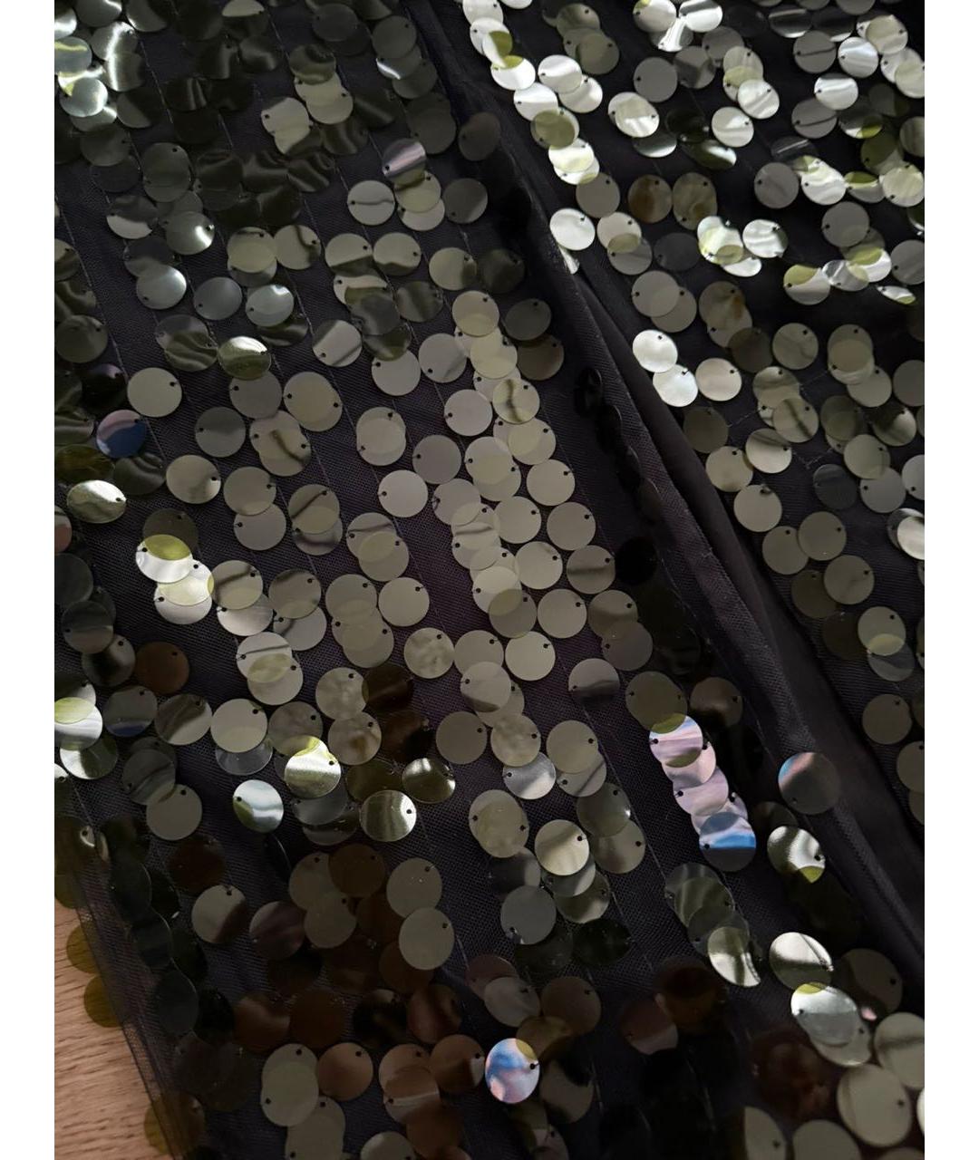 16ARLINGTON Зеленая сетчатая юбка миди, фото 5