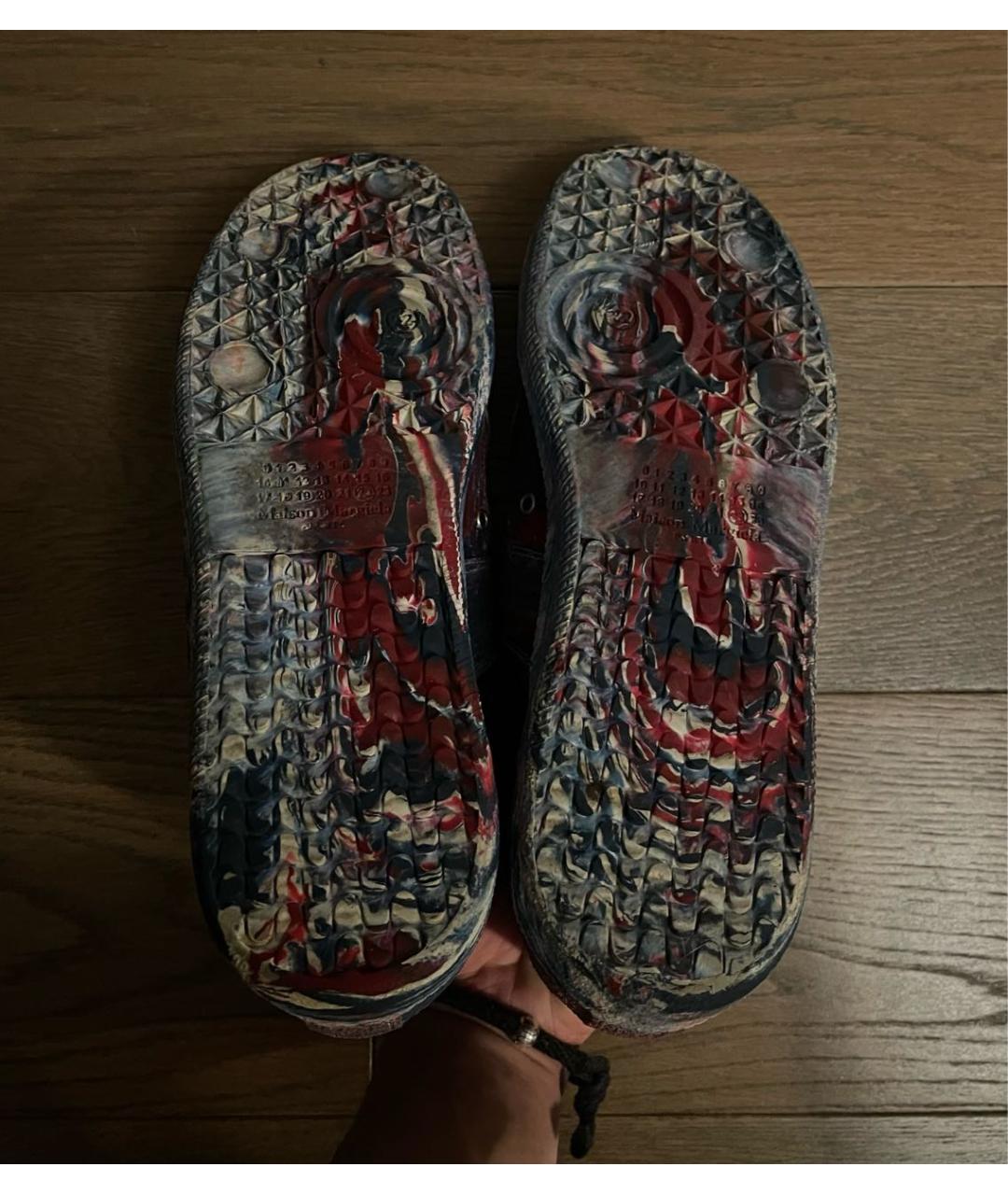 MAISON MARGIELA Мульти низкие кроссовки / кеды, фото 6