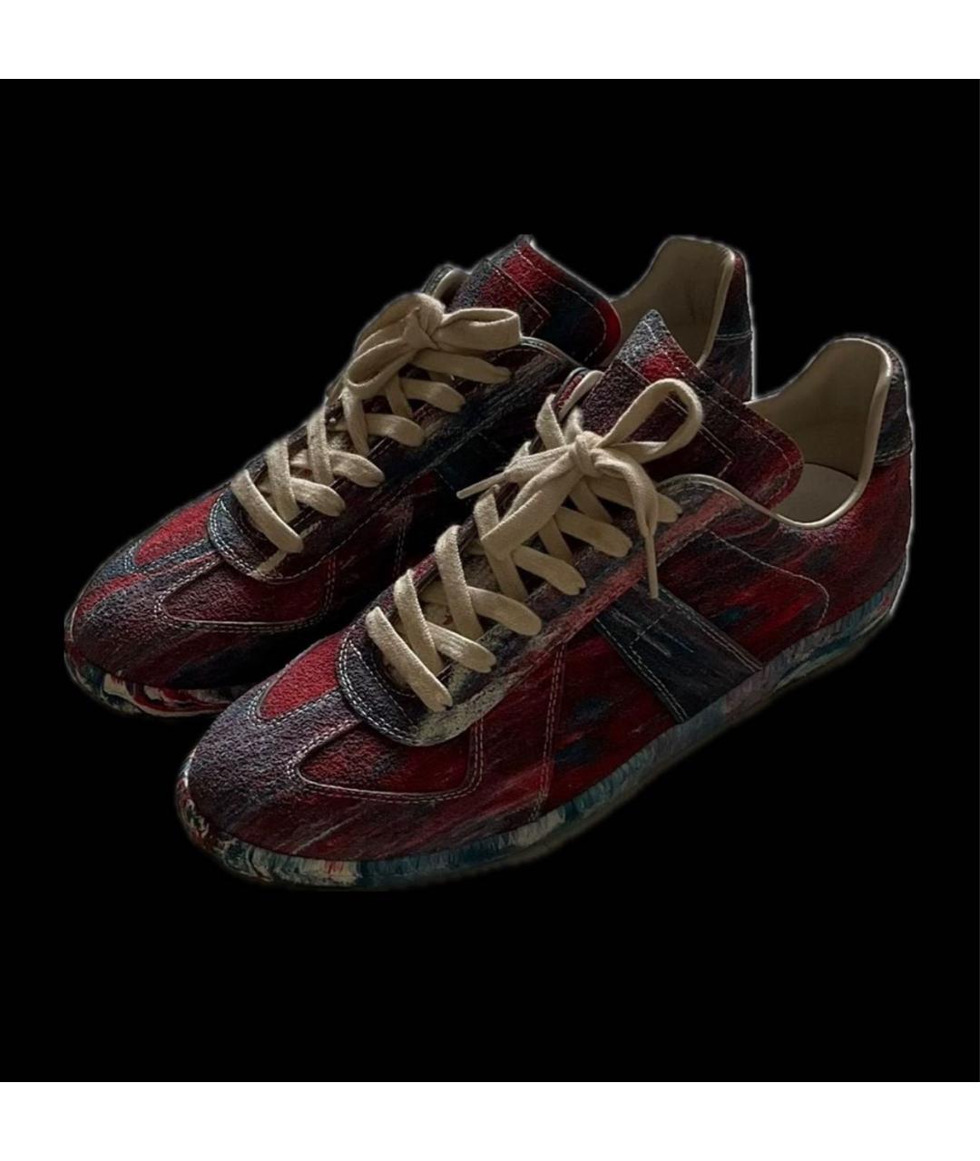 MAISON MARGIELA Мульти низкие кроссовки / кеды, фото 2