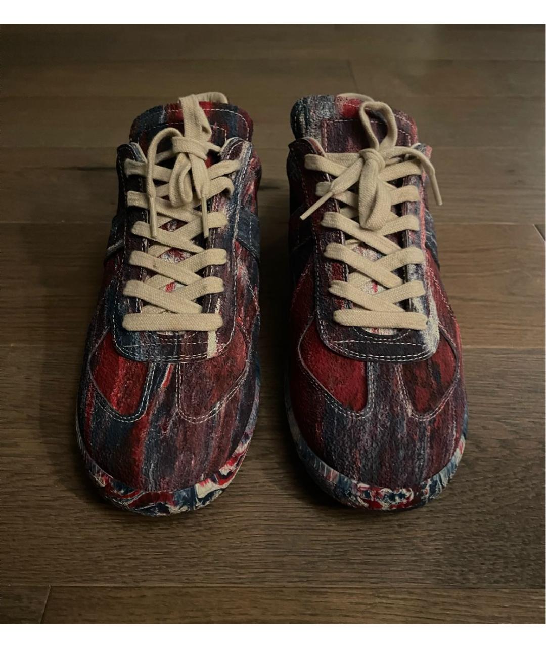 MAISON MARGIELA Мульти низкие кроссовки / кеды, фото 3