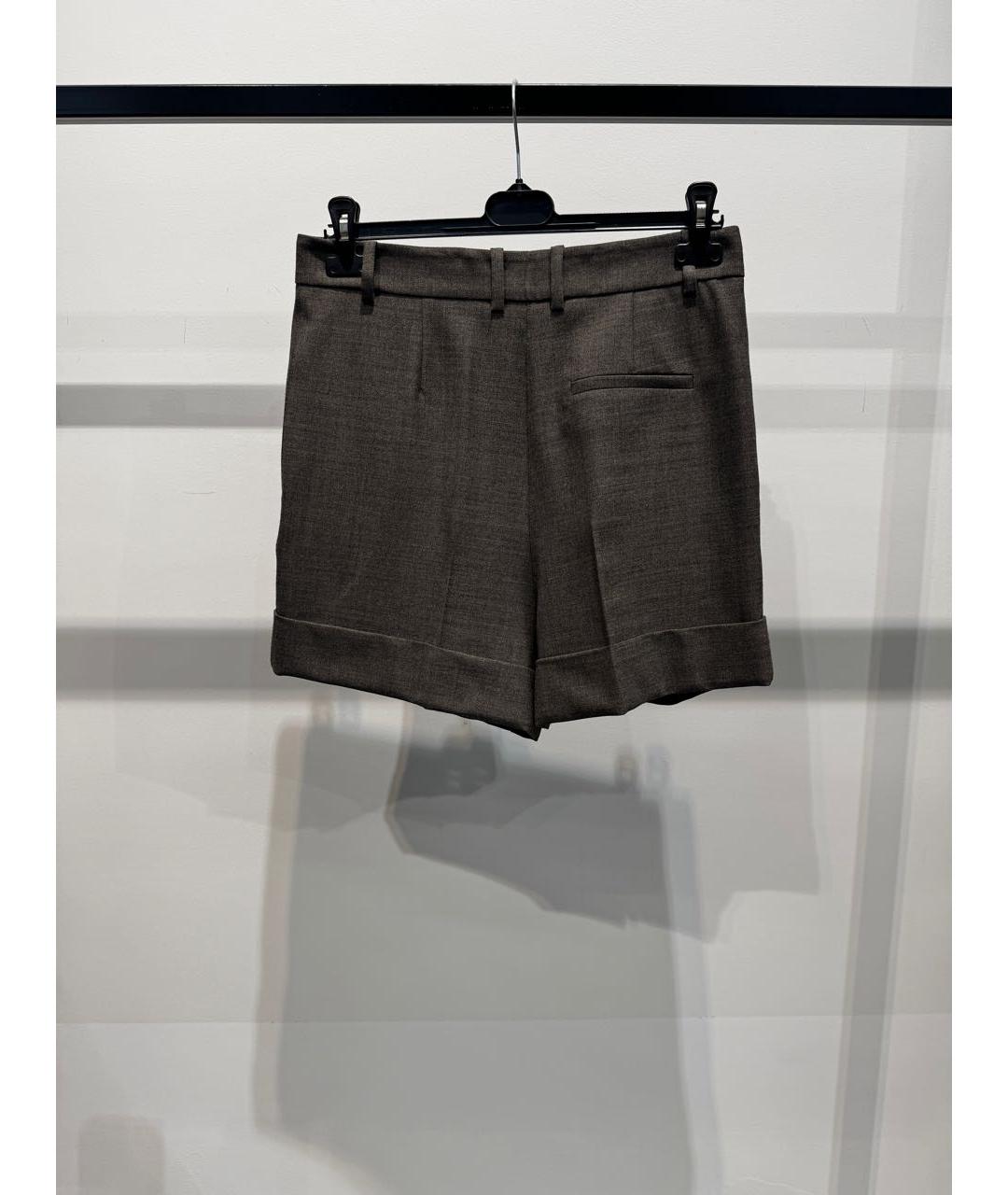 P.A.R.O.S.H. Серые шерстяные шорты, фото 2