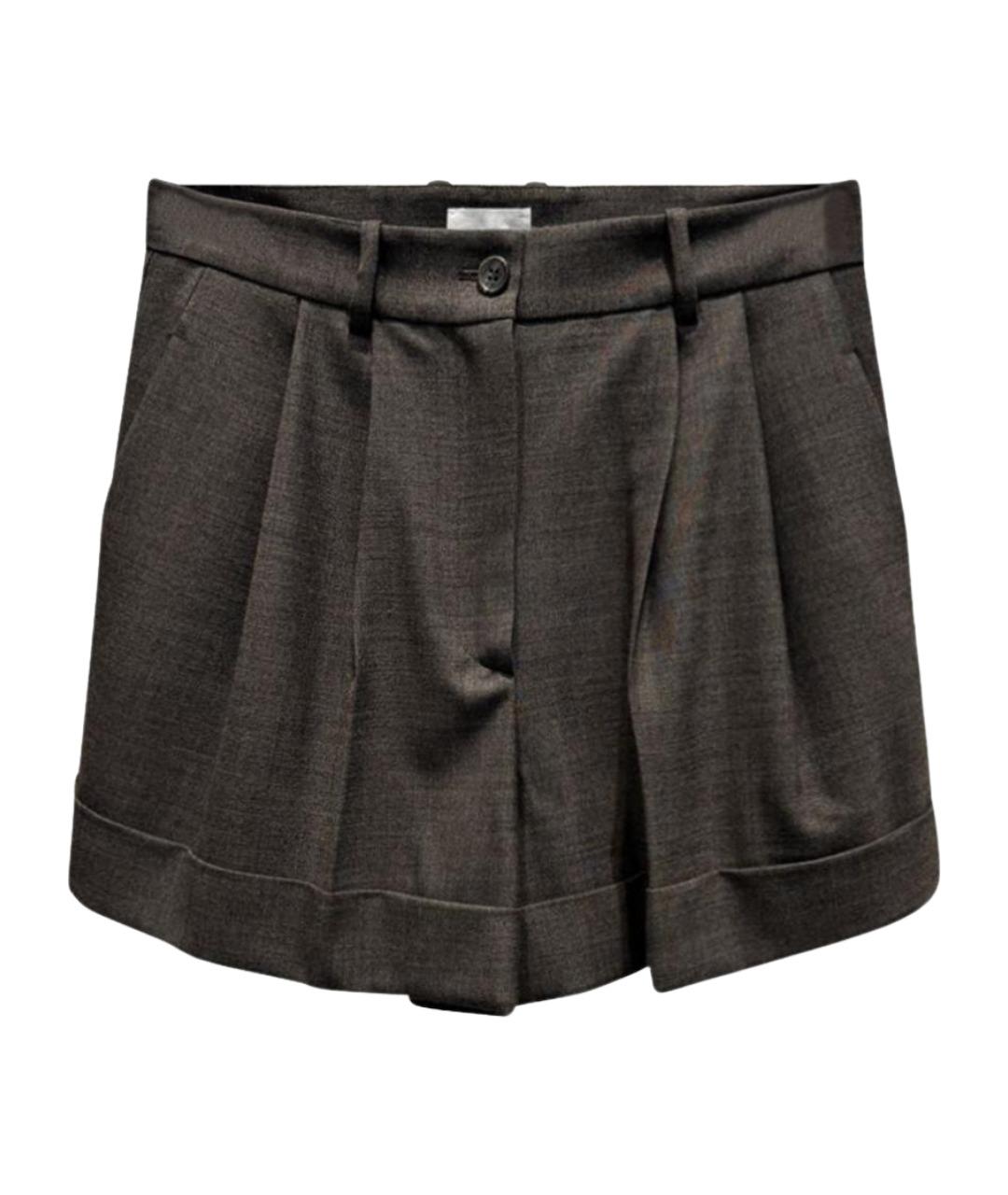 P.A.R.O.S.H. Серые шерстяные шорты, фото 1