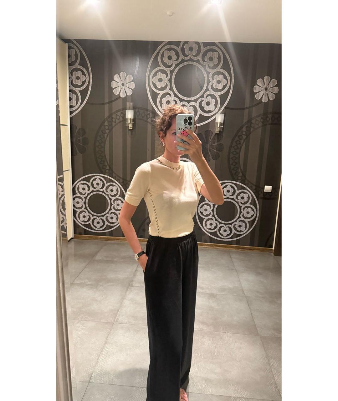 LOUIS VUITTON Бежевый кашемировый джемпер / свитер, фото 8