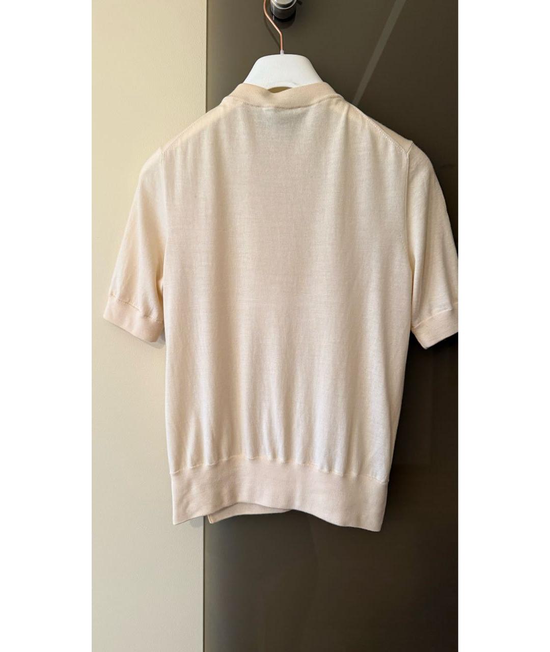 LOUIS VUITTON Бежевый кашемировый джемпер / свитер, фото 2