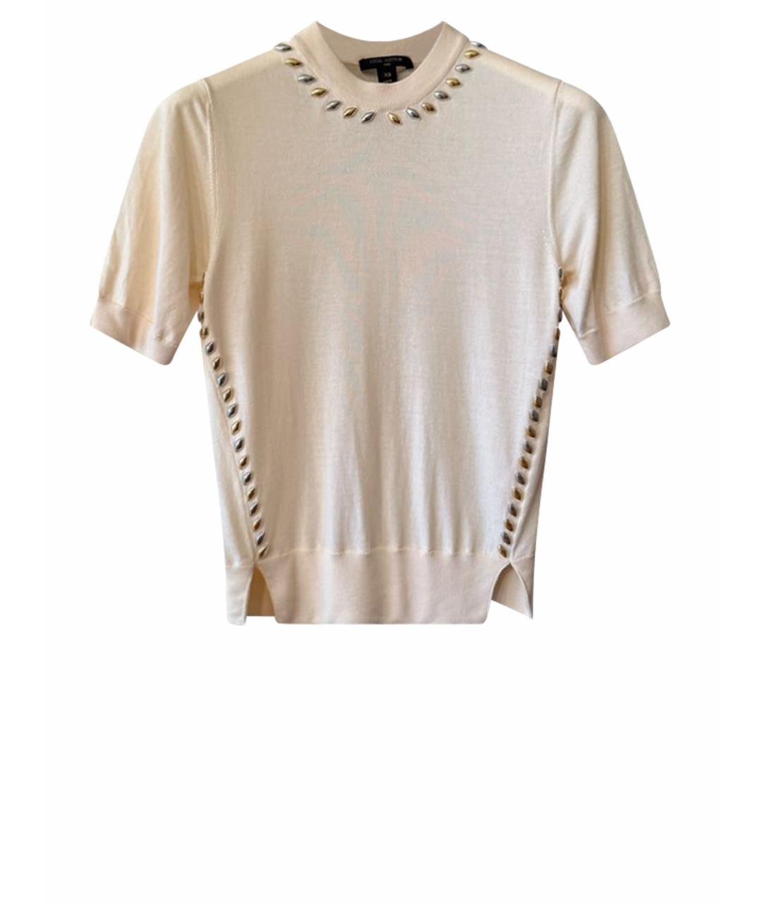 LOUIS VUITTON Бежевый кашемировый джемпер / свитер, фото 1