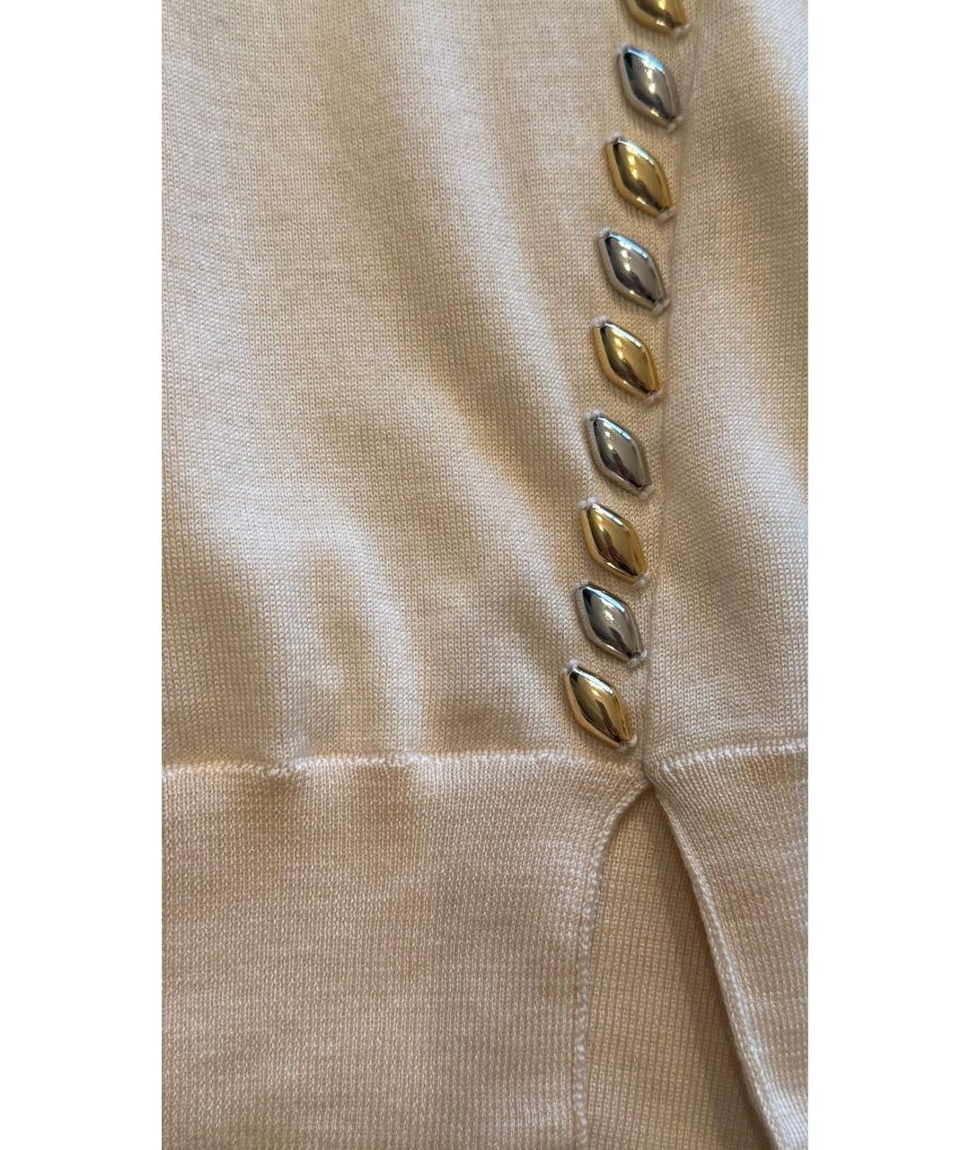 LOUIS VUITTON Бежевый кашемировый джемпер / свитер, фото 5