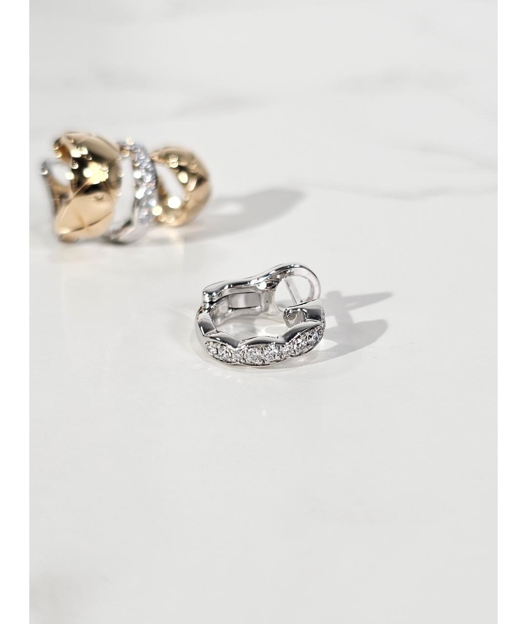 CHANEL Золотые серьги из белого золота, фото 3