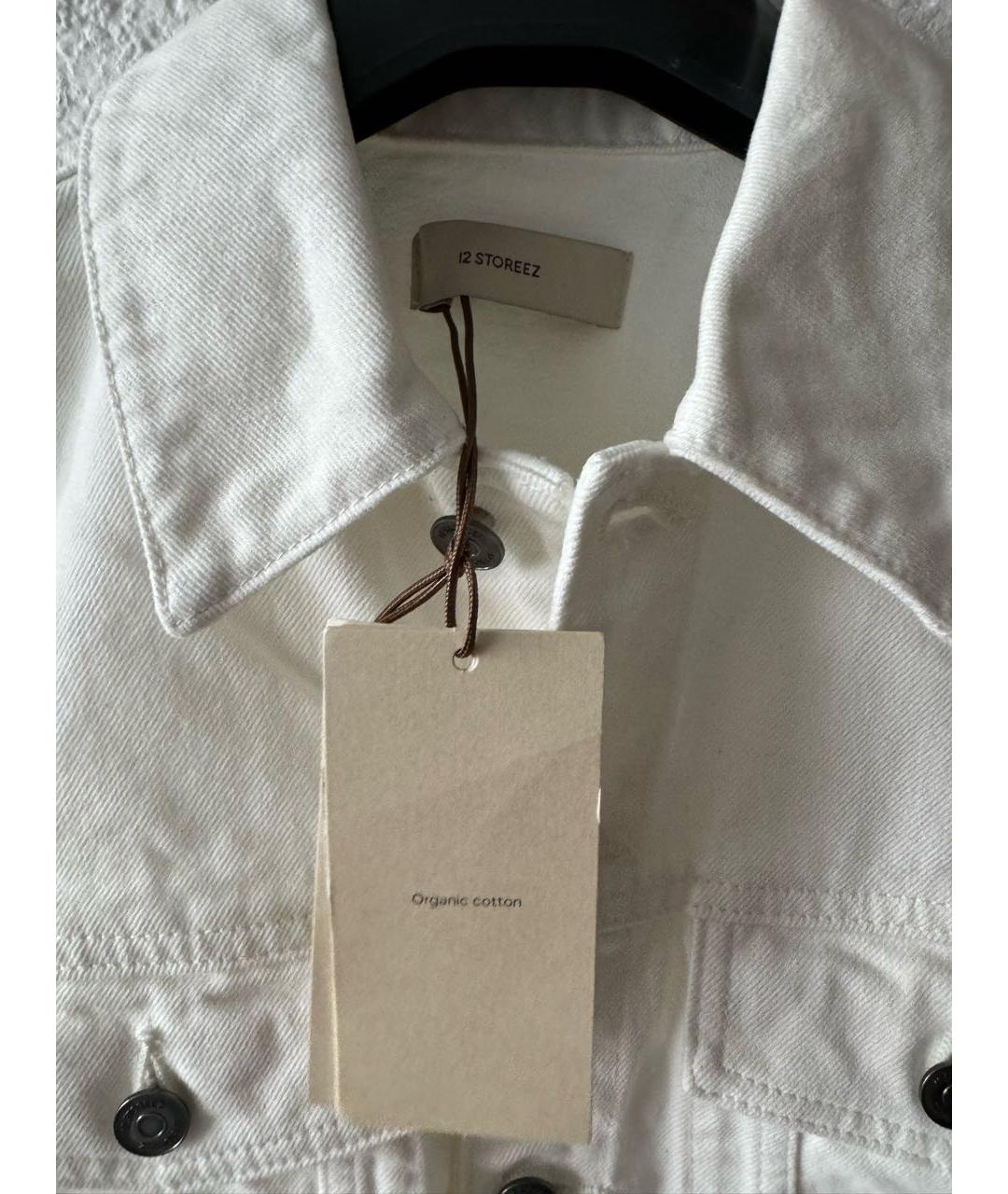 12 STOREEZ Белый деним жилет, фото 3