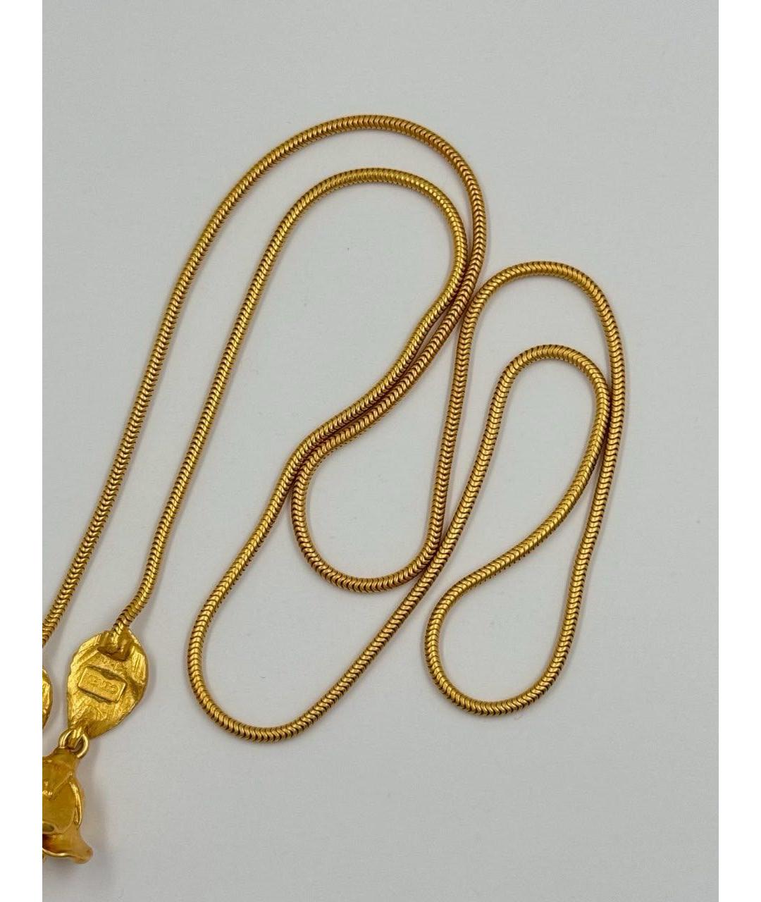 KENZO Золотая позолоченная цепочка, фото 5