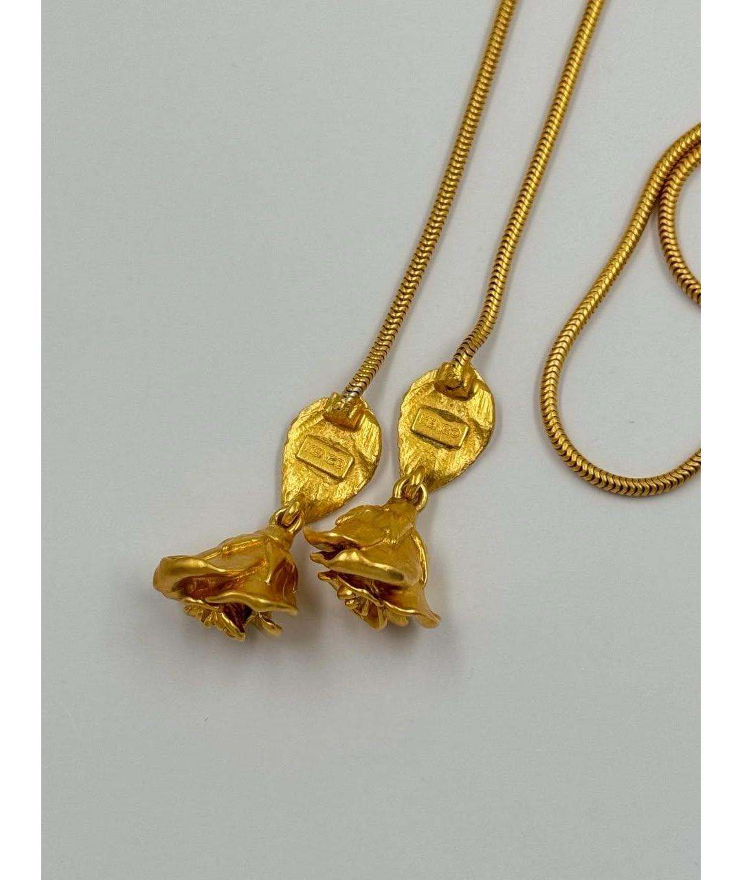 KENZO Золотая позолоченная цепочка, фото 4