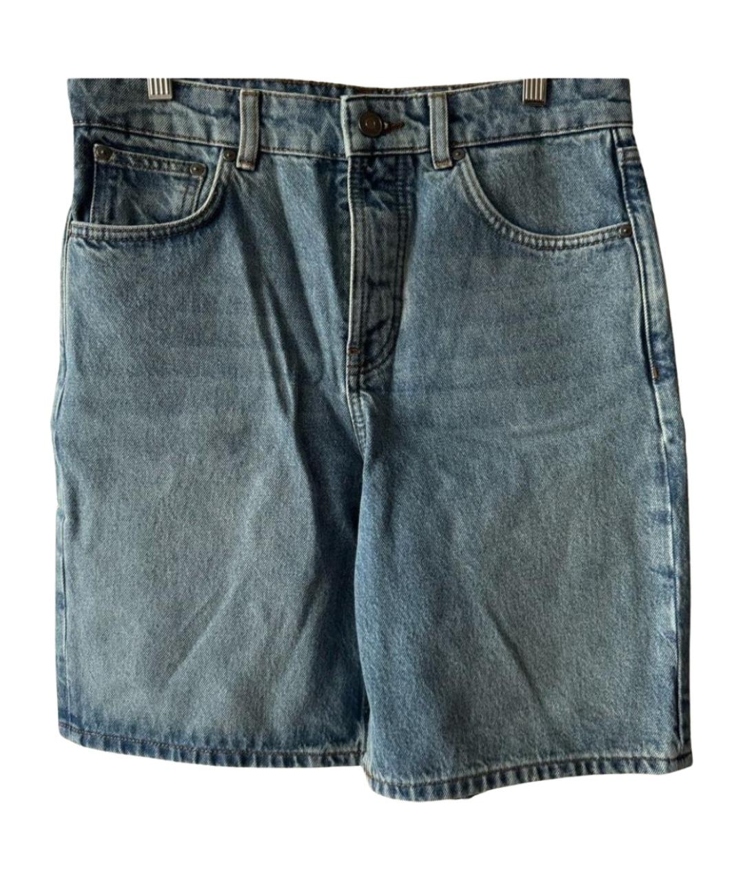 12 STOREEZ Синие деним шорты, фото 1