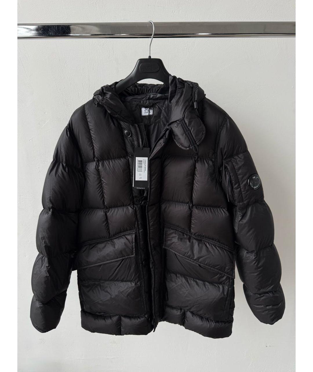 CP COMPANY Черный пуховик, фото 2