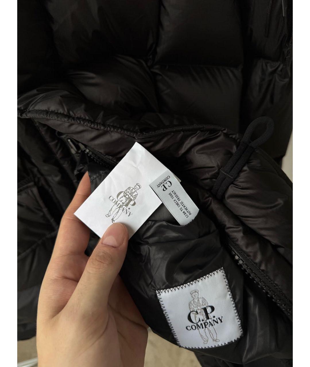 CP COMPANY Черный пуховик, фото 6
