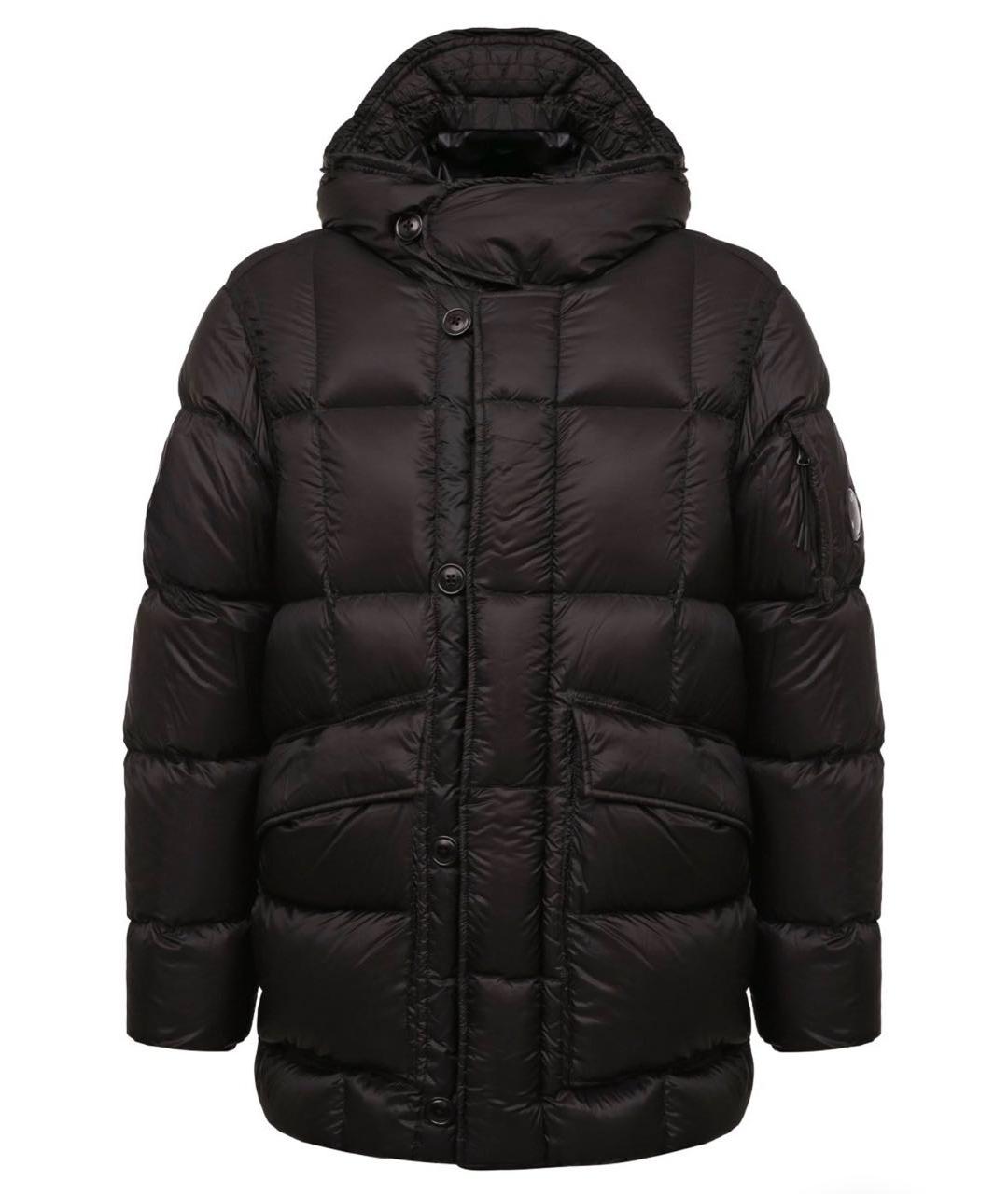 CP COMPANY Черный пуховик, фото 1