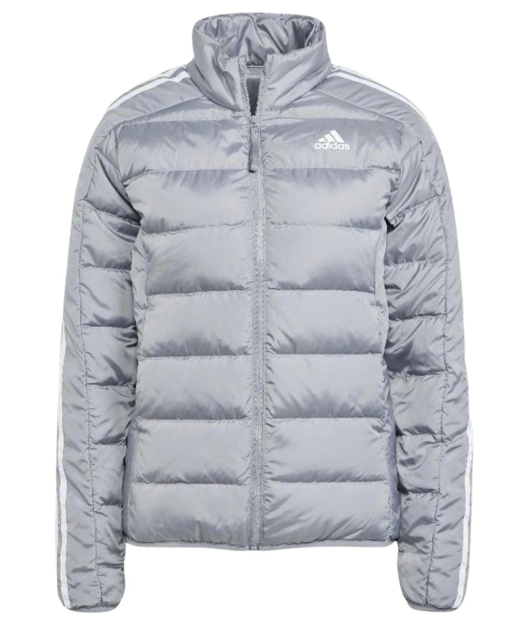 ADIDAS Серая полиэстеровая куртка, фото 1