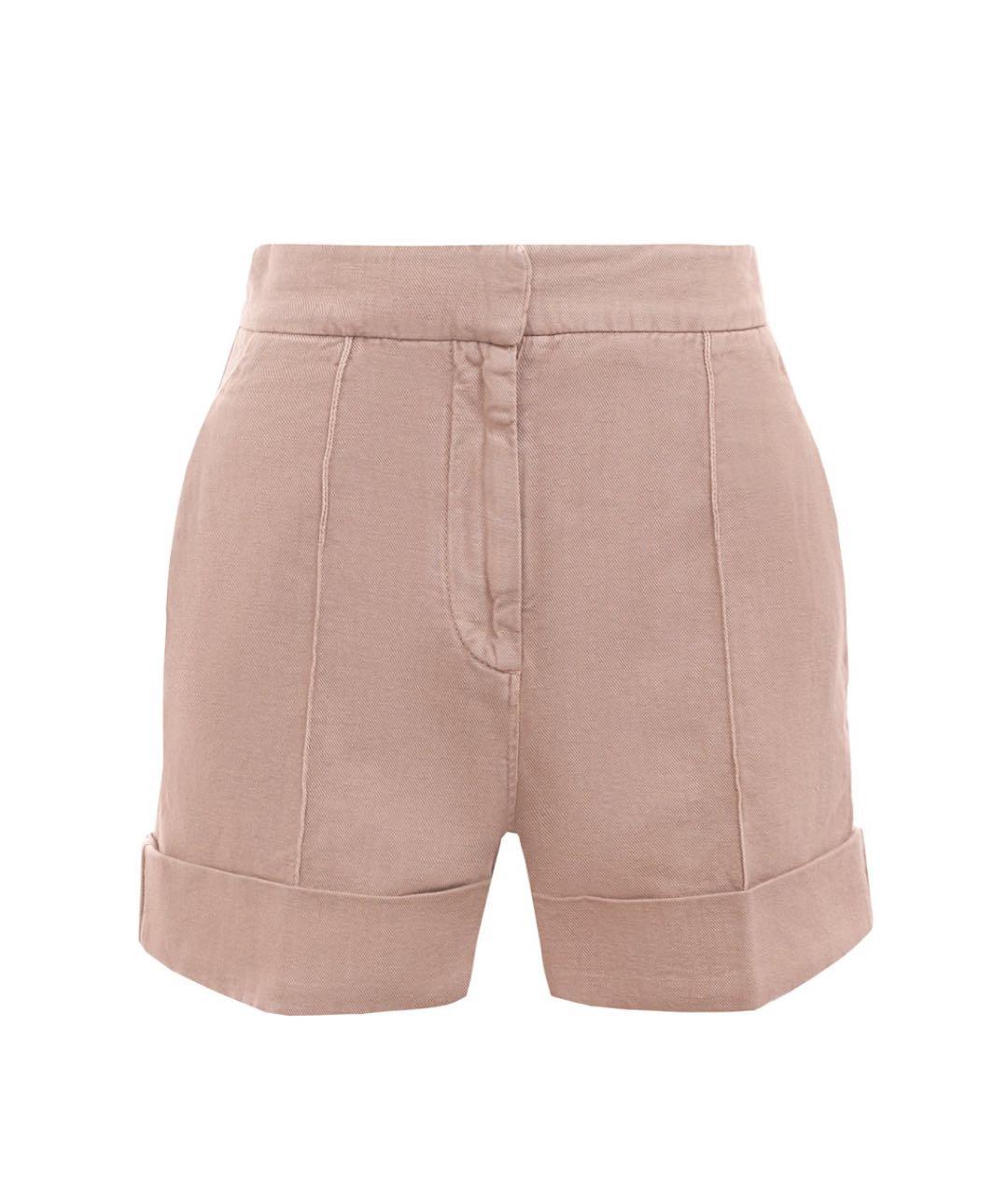 BRUNELLO CUCINELLI Розовые хлопковые шорты, фото 1