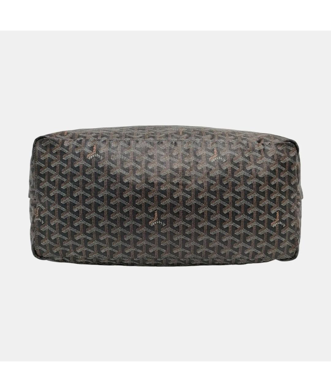 GOYARD Коричневая кожаная сумка тоут, фото 5