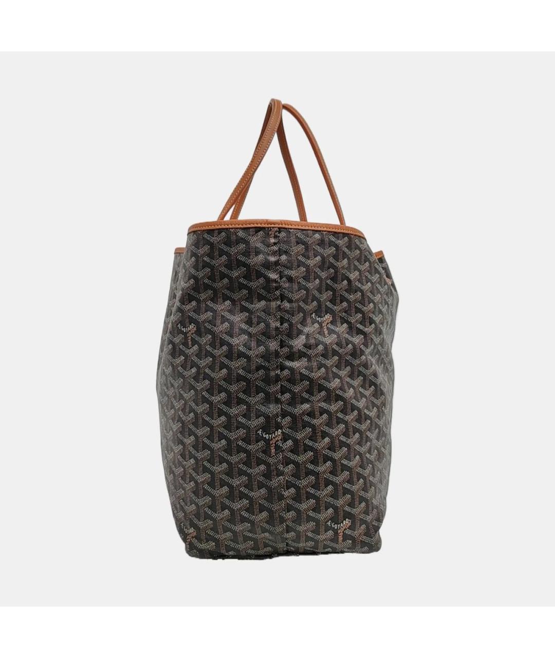 GOYARD Коричневая кожаная сумка тоут, фото 2