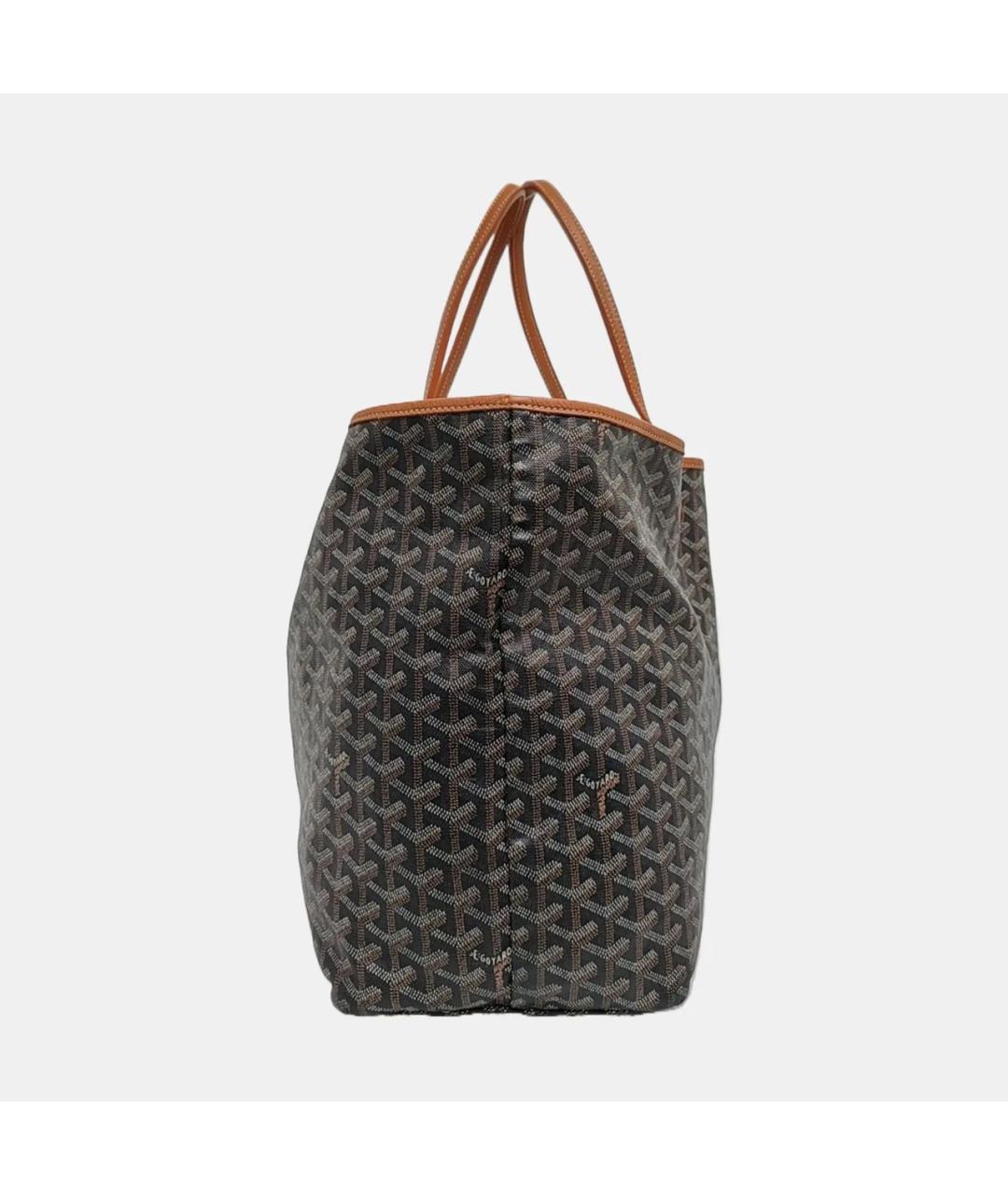 GOYARD Коричневая кожаная сумка тоут, фото 3