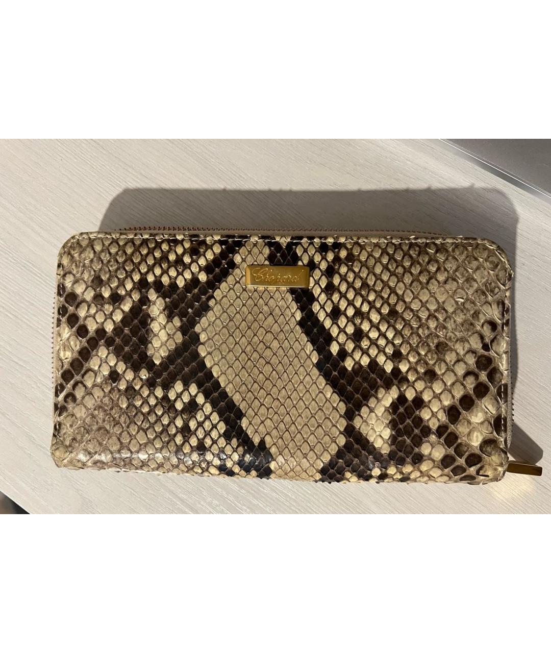 CHOPARD Бежевый кошелек из экзотической кожи, фото 7