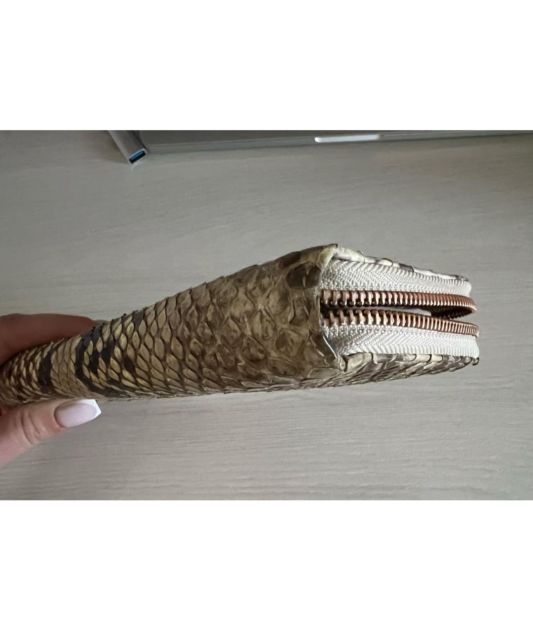 CHOPARD Бежевый кошелек из экзотической кожи, фото 2