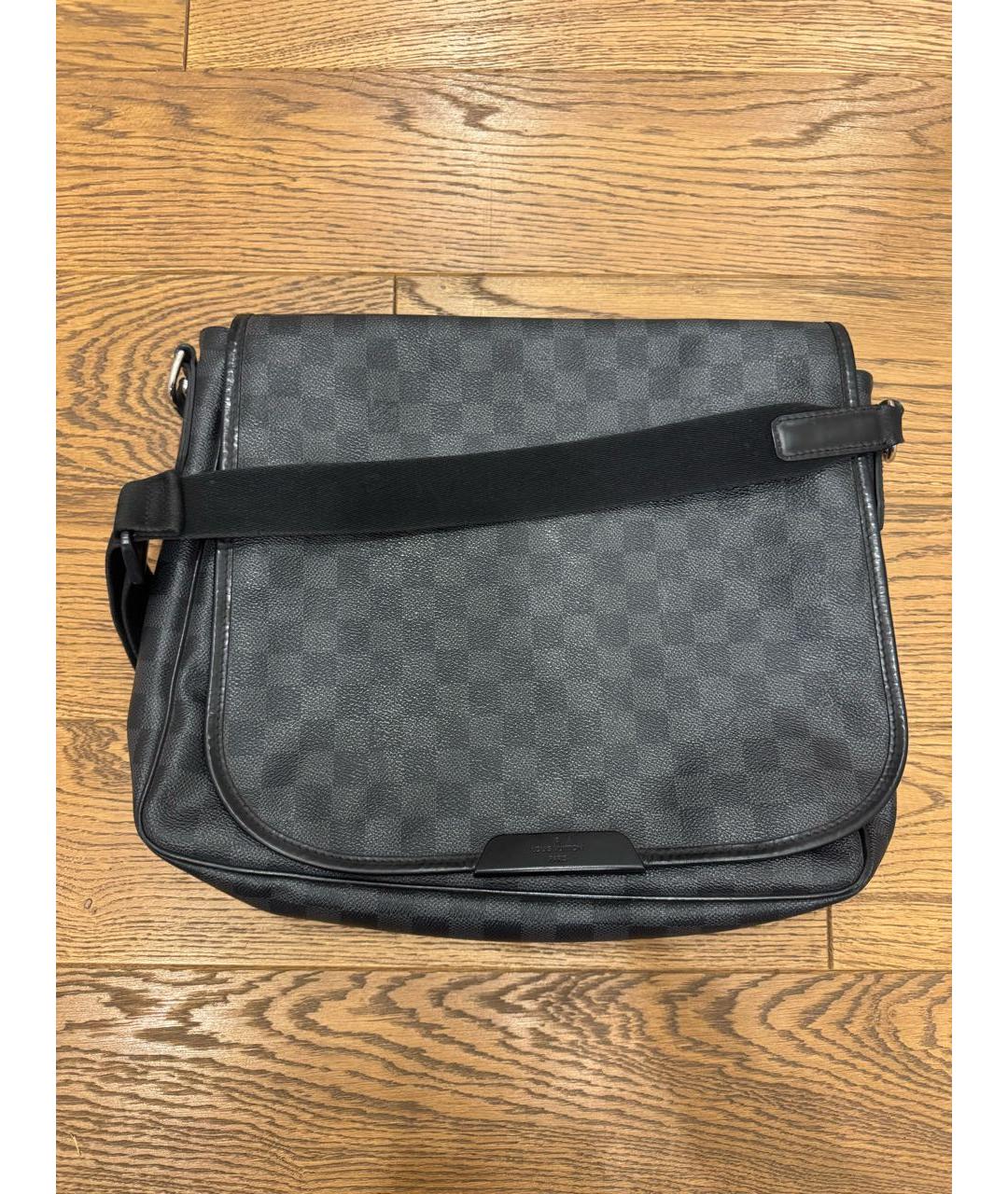 LOUIS VUITTON Черная сумка на плечо, фото 5