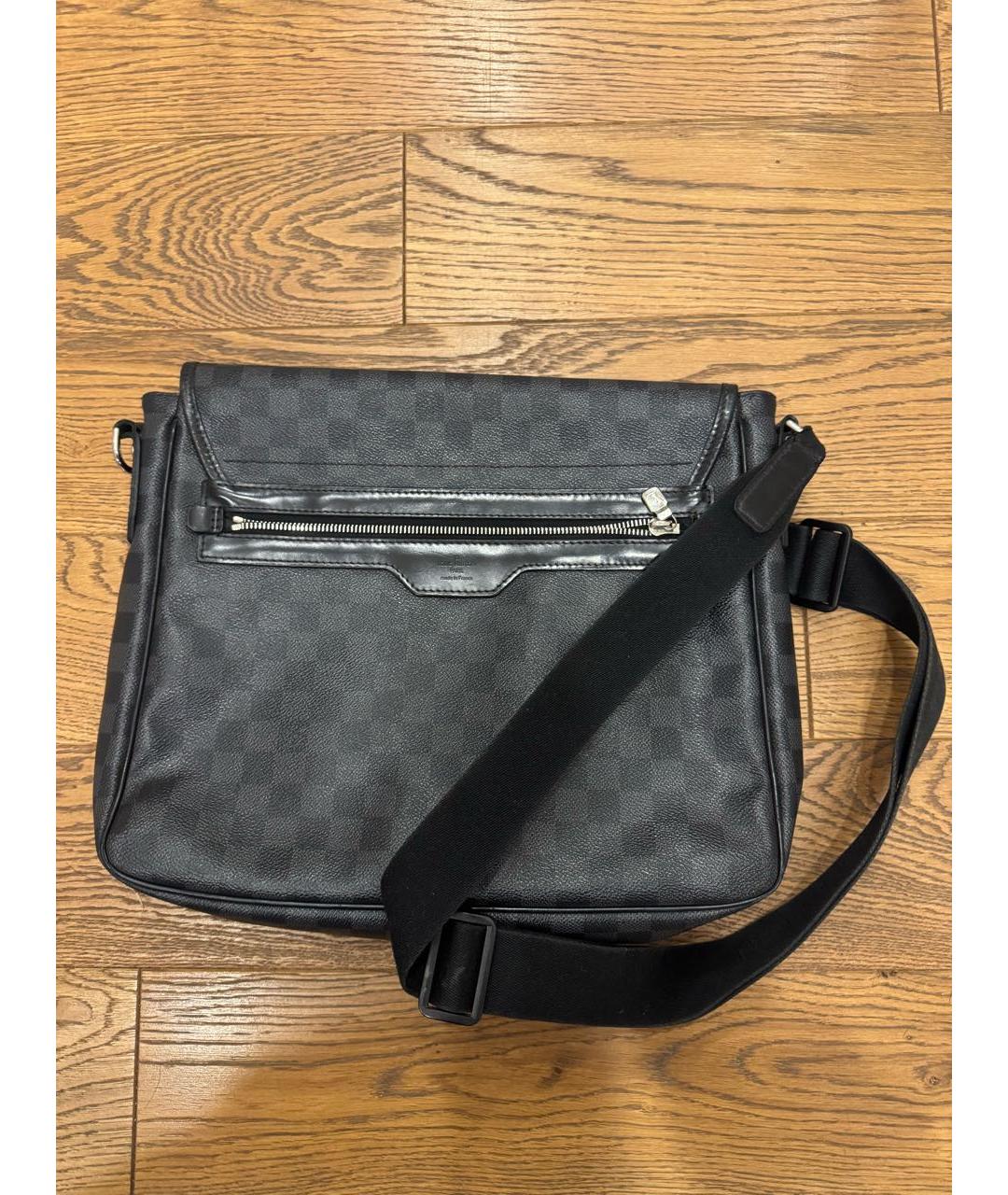 LOUIS VUITTON Черная сумка на плечо, фото 3