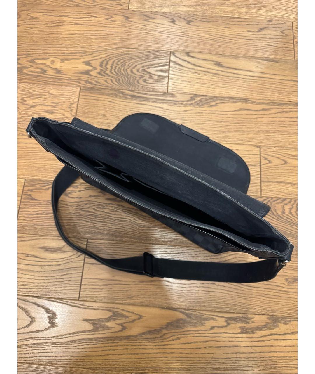 LOUIS VUITTON Черная сумка на плечо, фото 4