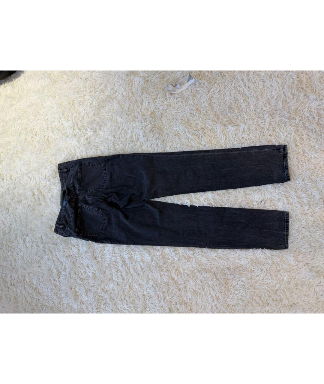 ALEXANDER WANG Антрацитовые прямые джинсы, фото 3