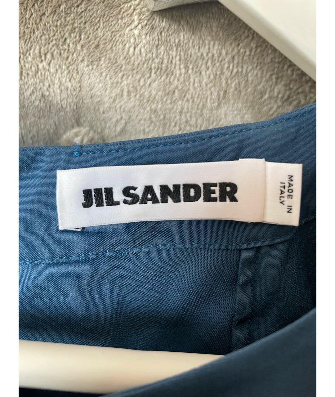 JIL SANDER Синяя хлопковая футболка, фото 3