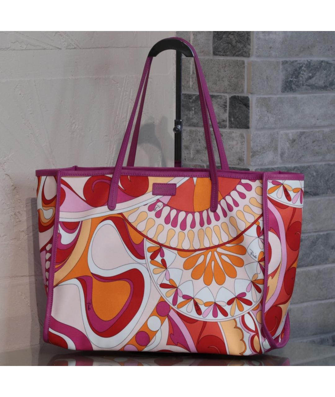 EMILIO PUCCI Мульти тканевая сумка тоут, фото 2