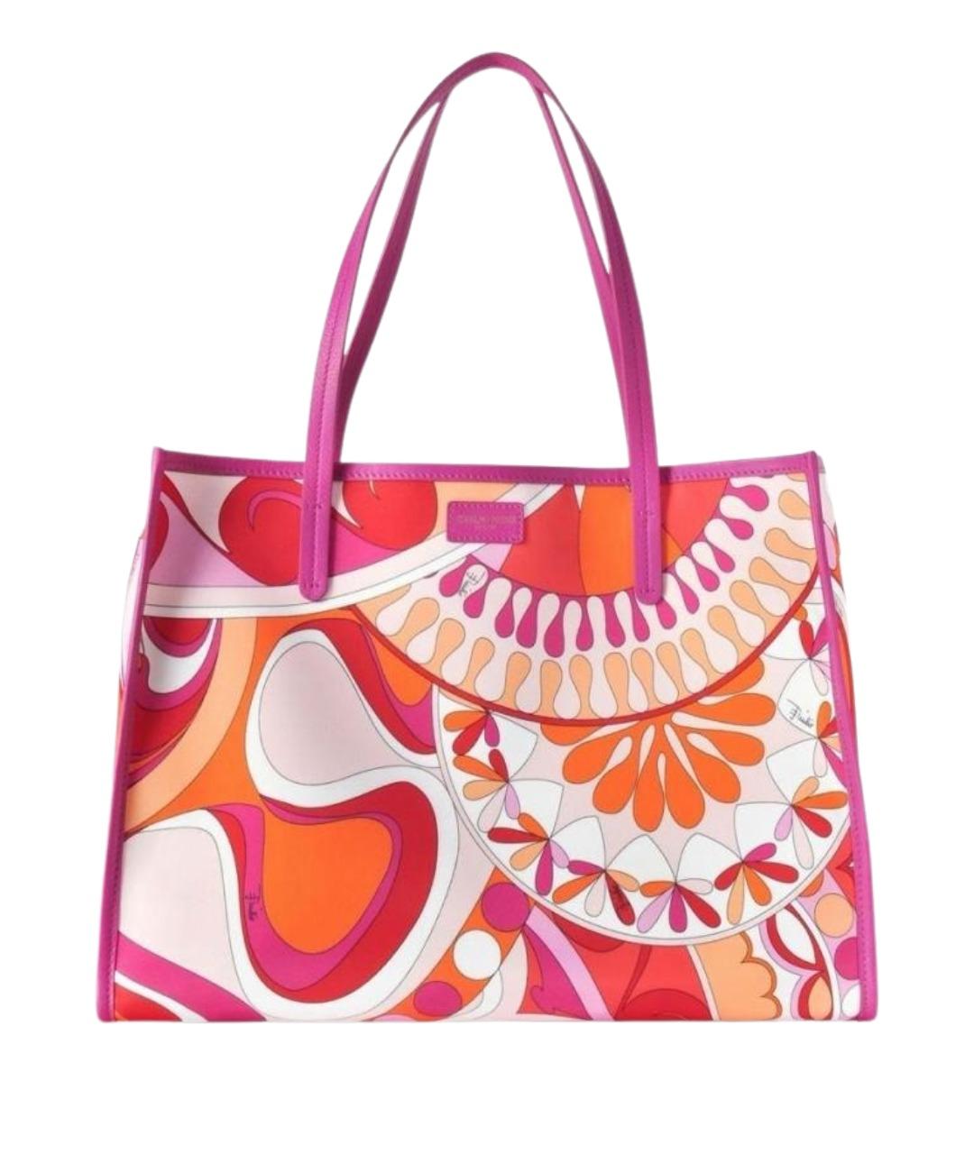 EMILIO PUCCI Мульти тканевая сумка тоут, фото 1