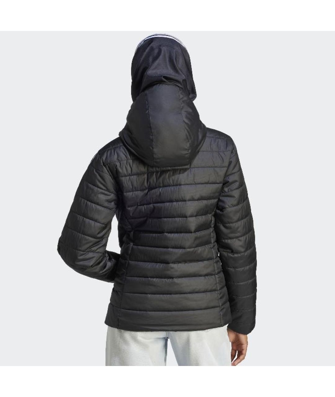 ADIDAS Черный полиэстеровый пуховик, фото 3