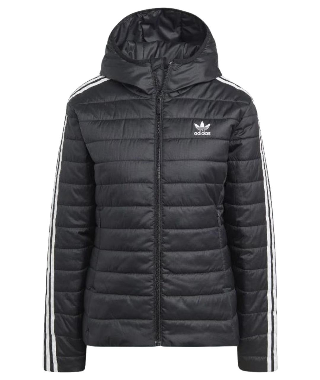 ADIDAS Черный полиэстеровый пуховик, фото 1