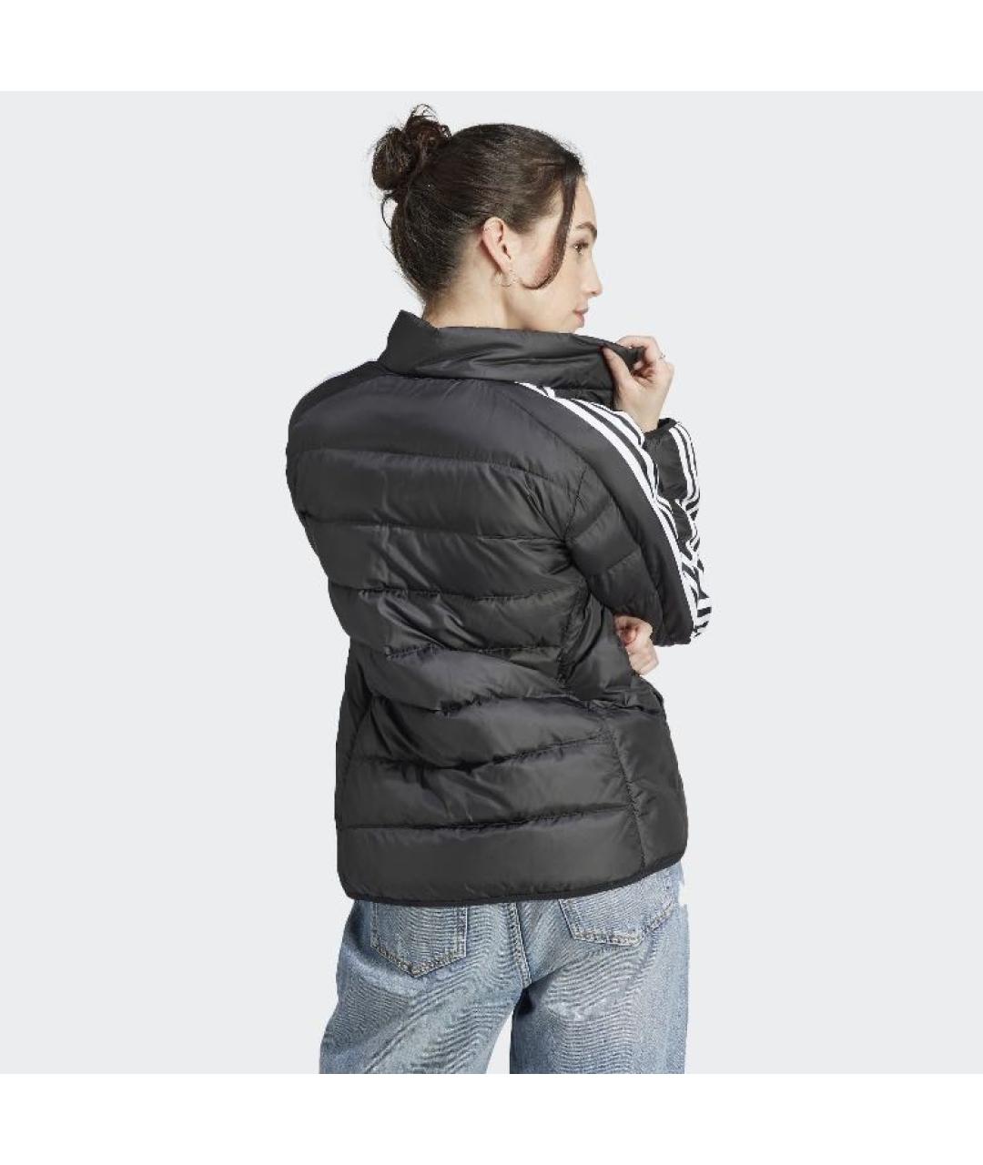 ADIDAS Черный полиэстеровый пуховик, фото 3