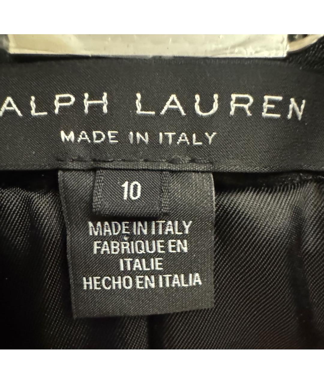 RALPH LAUREN Черная кожаная куртка, фото 3
