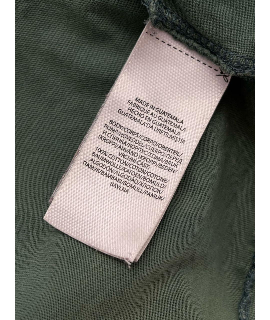 POLO RALPH LAUREN Зеленая хлопковая футболка, фото 5