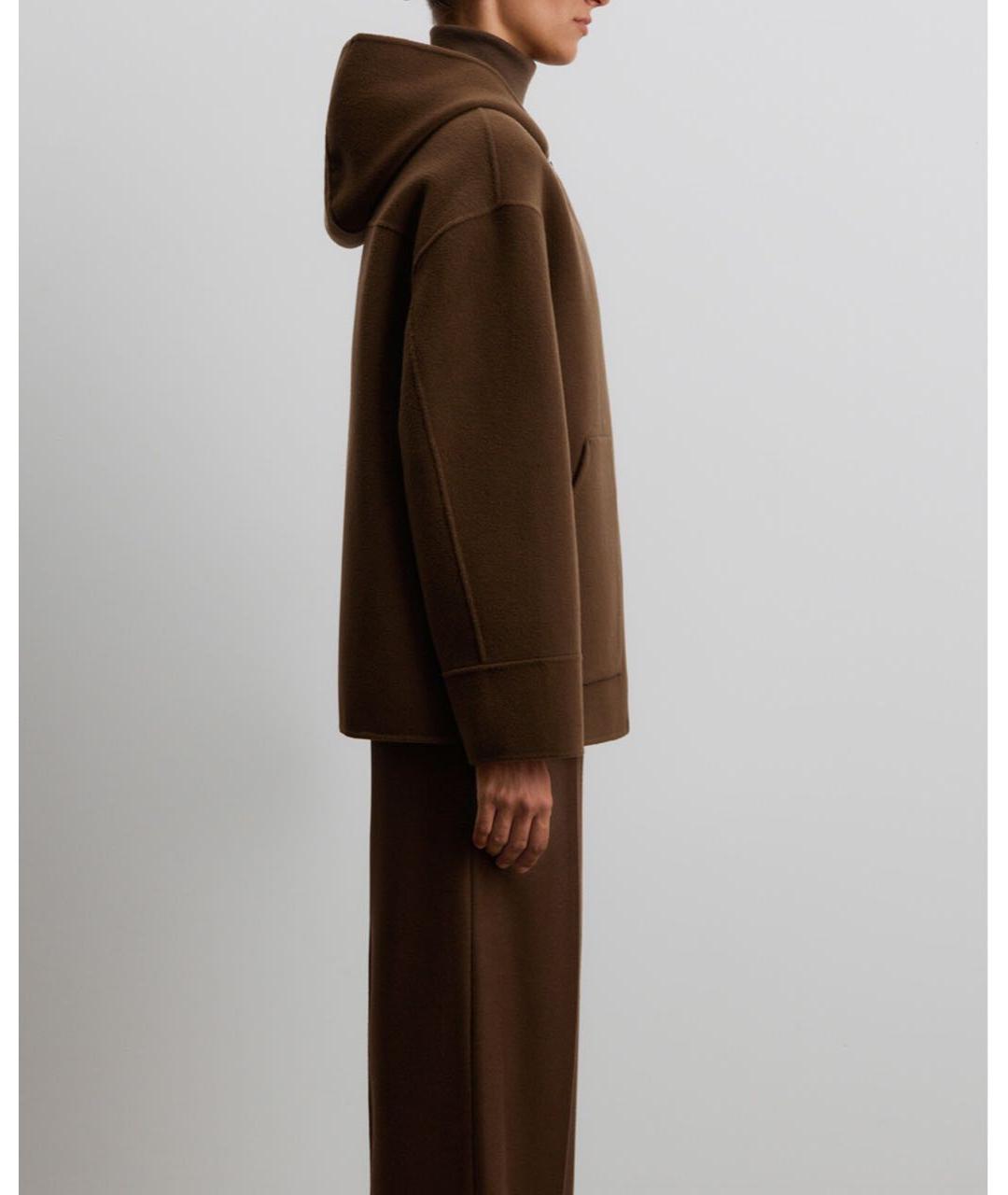 12 STOREEZ Коричневое шерстяное пальто, фото 2