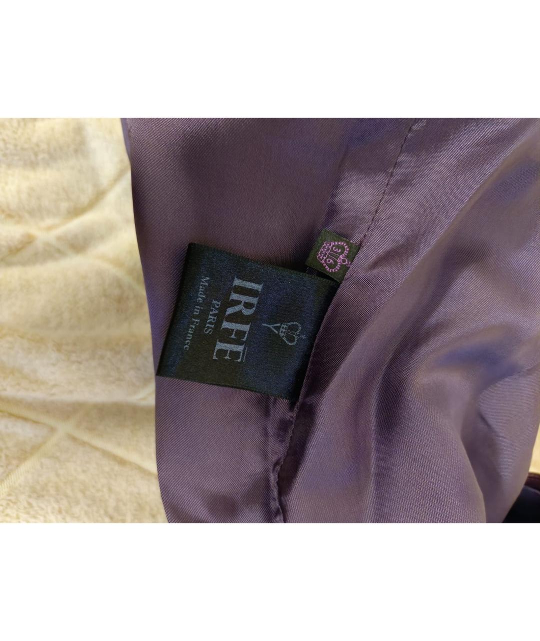 IRFE Бордовое кожаное повседневное платье, фото 3