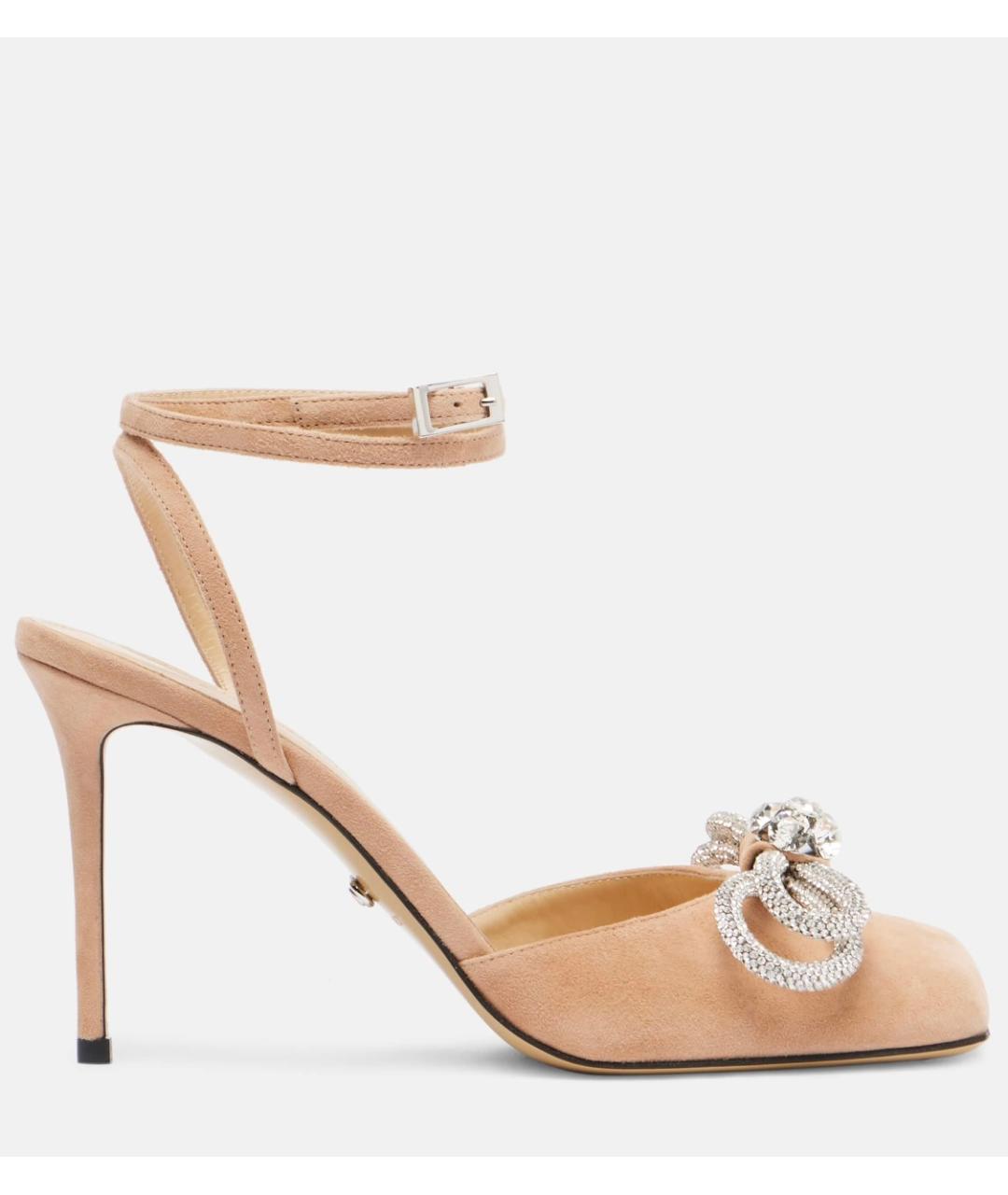 MACH&MACH Бежевые замшевые туфли, фото 6