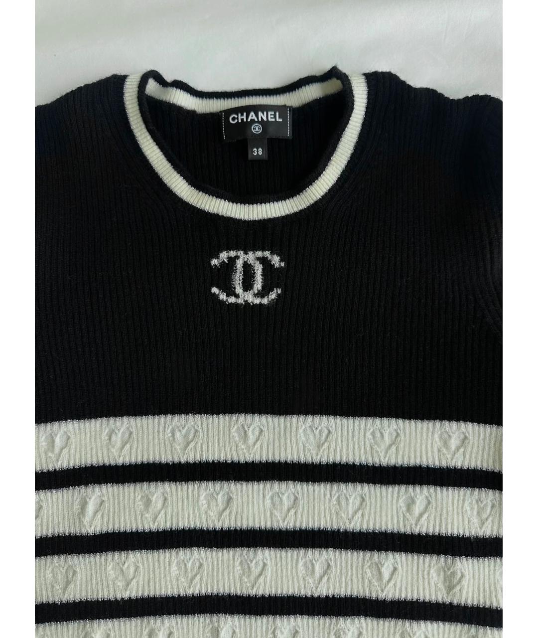 CHANEL Черный джемпер / свитер, фото 3