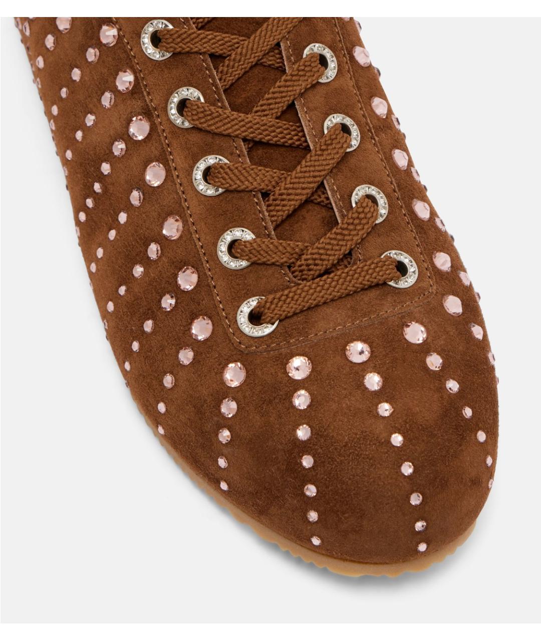 MACH&MACH Коричневые замшевые кроссовки, фото 3