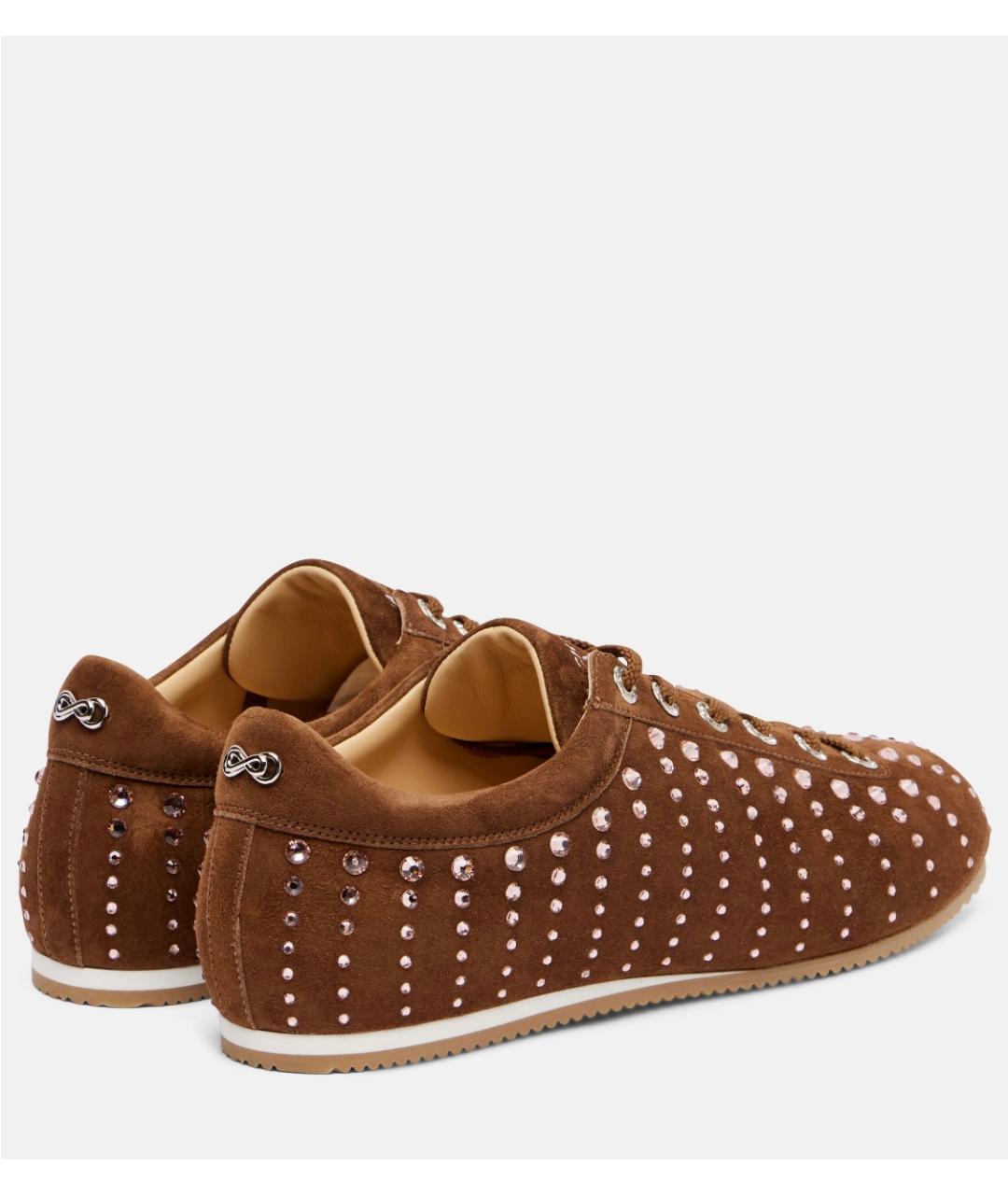 MACH&MACH Коричневые замшевые кроссовки, фото 4