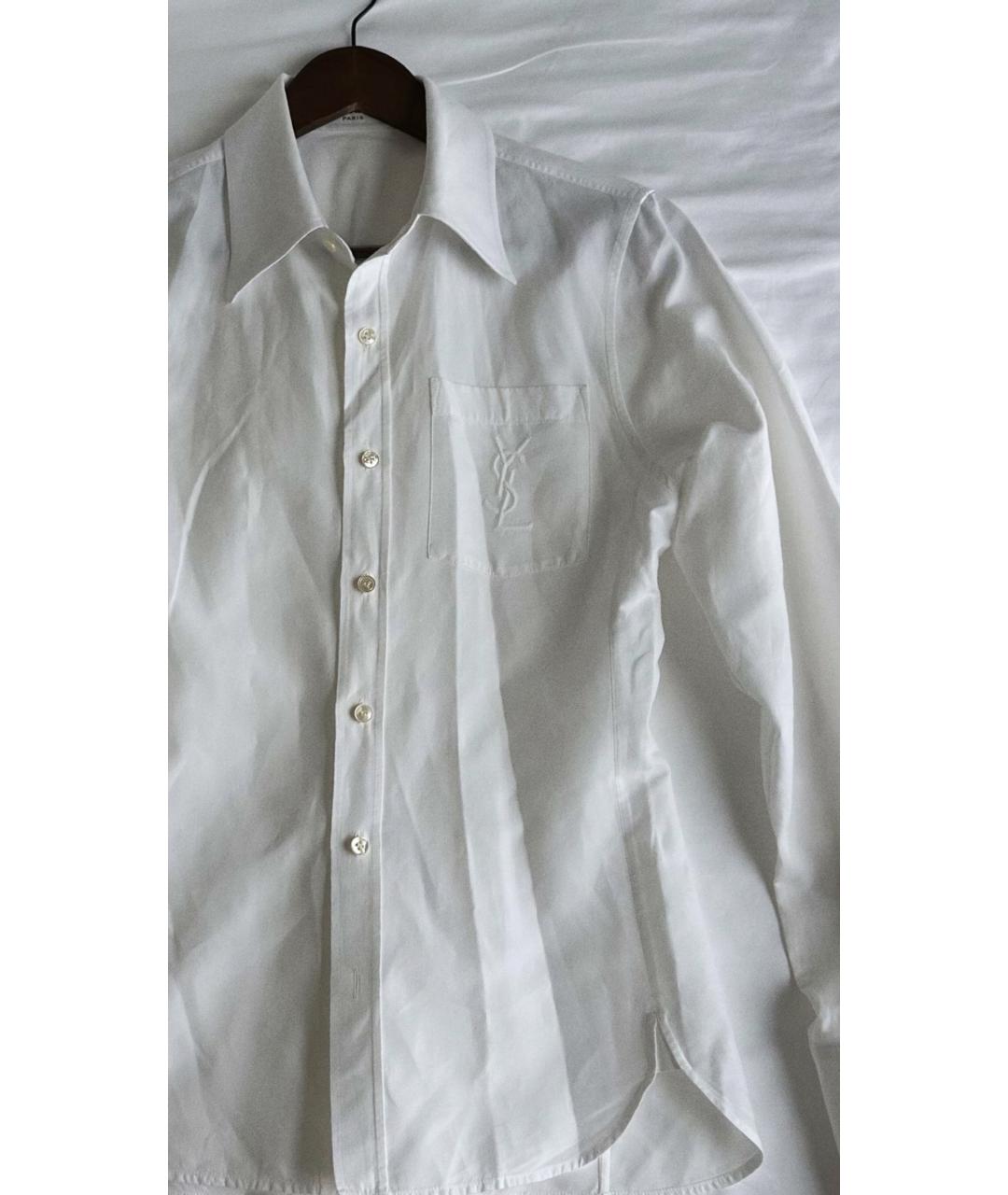 SAINT LAURENT Белая рубашка, фото 2