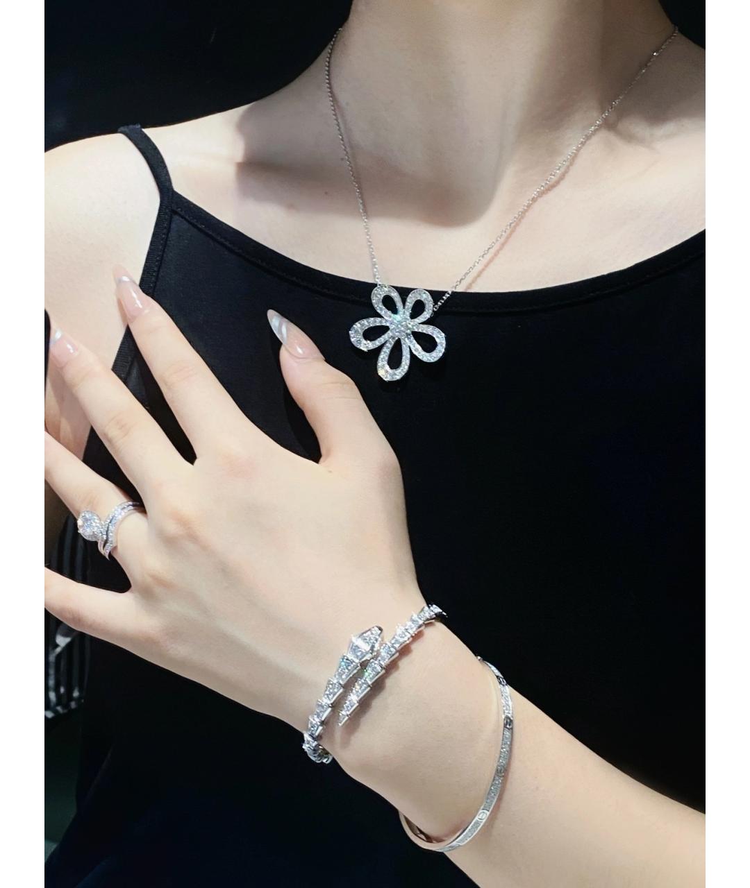 BVLGARI Серебрянный браслет из белого золота, фото 8