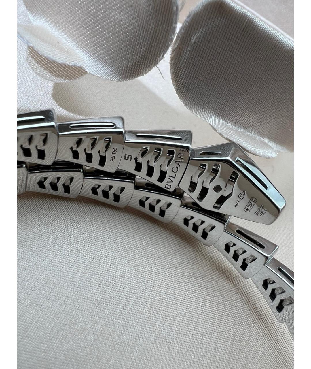 BVLGARI Серебрянный браслет из белого золота, фото 5