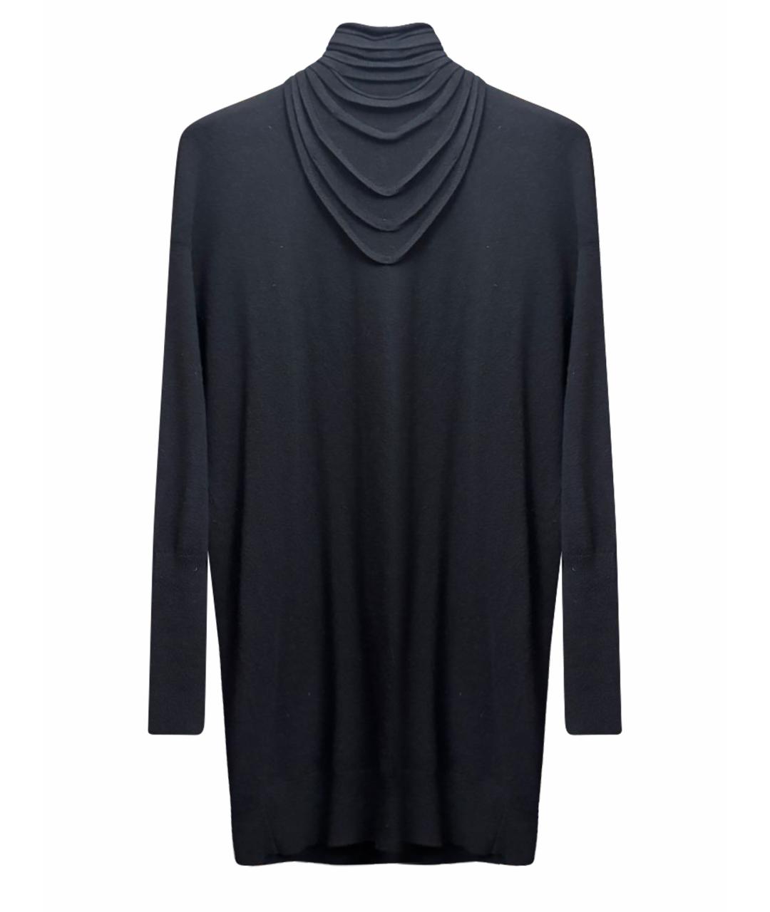 BRUNELLO CUCINELLI Черное кашемировое повседневное платье, фото 1